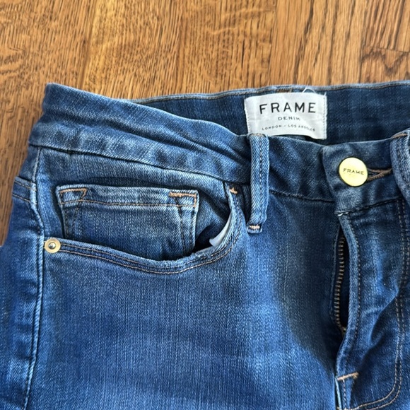 Frame Denim Women’s Le Cropped Mini Boot Flared Jeans Size 26 - Picture 4 of 9
